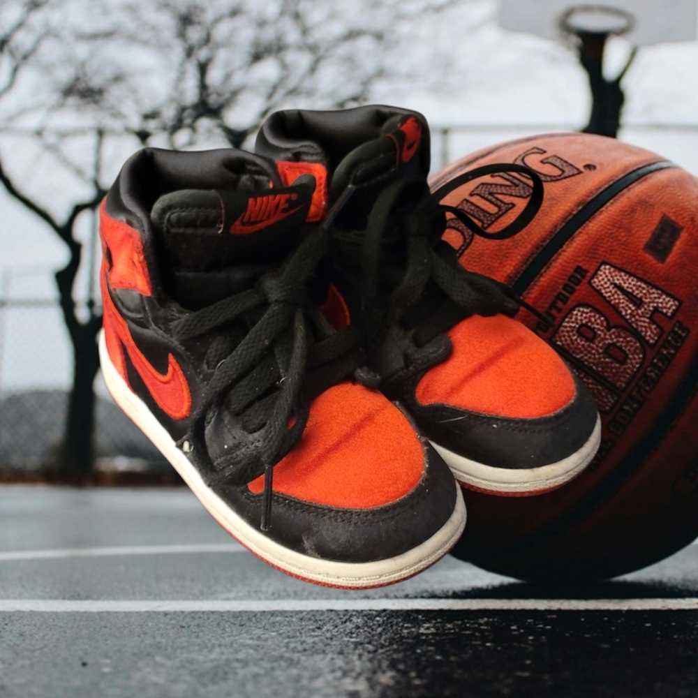 Toddler Air Jordan 1 Retro High OG "Satin Bred"